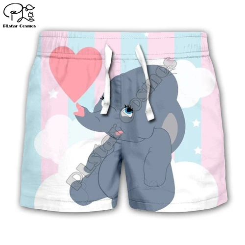 kids casual shorts Детские Дамбо 3d принтом толстовки с принтом в виде героев мультиков, Детская Осень Длинные рукава Кофты летние футболки на молнии для маленьких девочек и мальчиков шорты «Kawaii» и штаны - Цвет: kids casual shorts