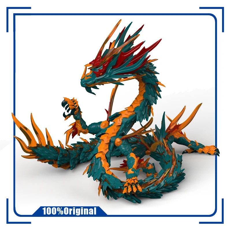 SHENX Qinglong 1/60 классика гор и море четыре символа дракона 33 8 дюйма Сборная модель