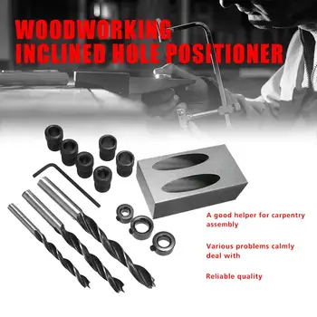 

Power Tools Cross Screw Driver Inclined Hole Locator Pockethole Jig Practical Durable Woodworking Tool Kit Portable