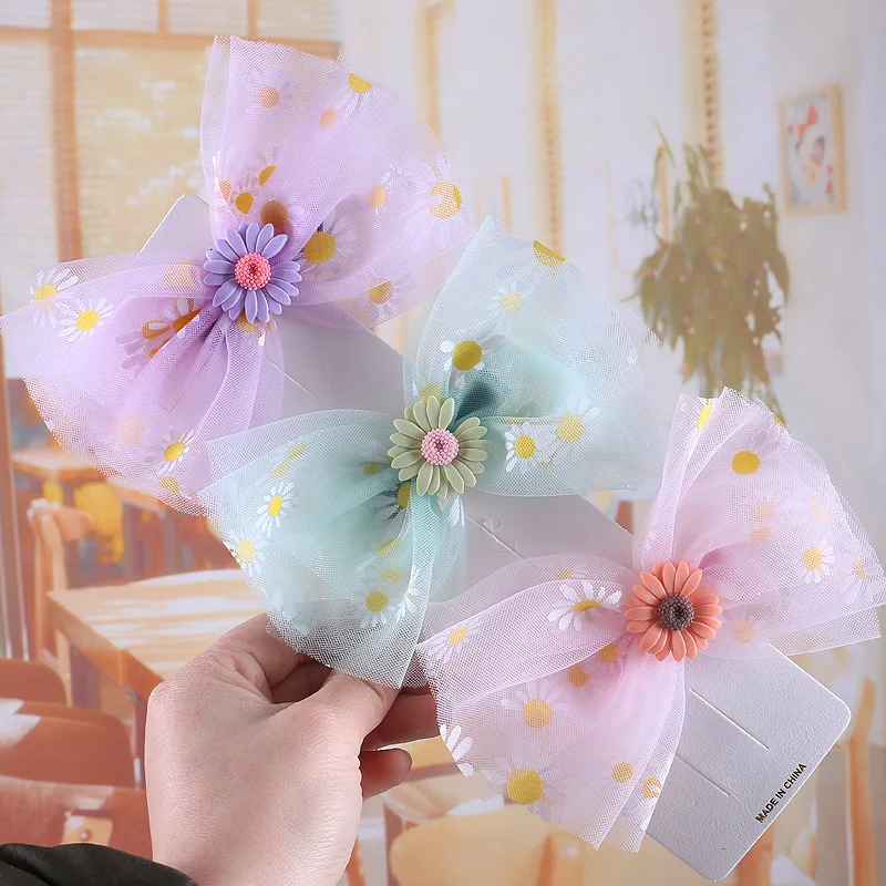 

Krasivaya Small Wrinkle Chrysanthemum Hair Clip Set For Hair Accessories Jewelry