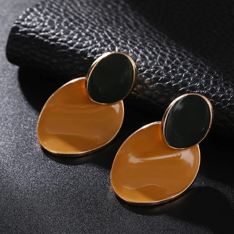 Irreguale геометрические серьги для женщин винтажные серьги новые модные ювелирные изделия персонализированные ретро массивные богемные серьги