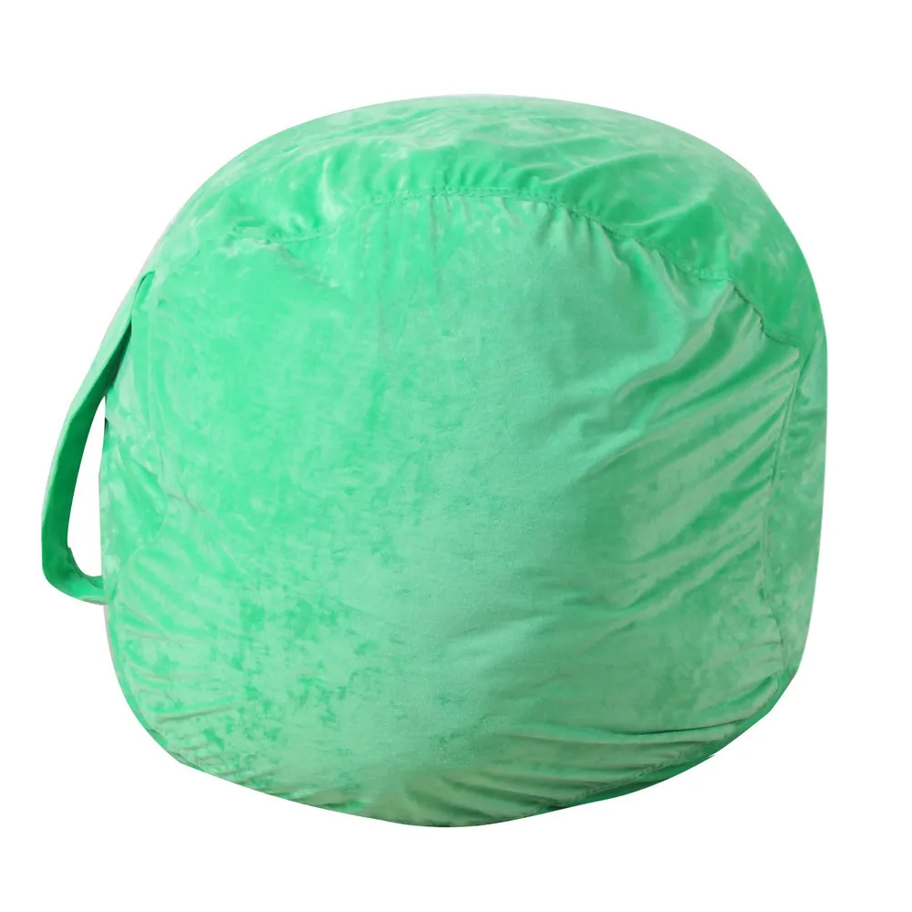 Green Детский плюшевый мешок для хранения животных, мягкая сумка, полосатый стул с обивкой, мягкий чехол, полосатый стул с обивкой, сумки для хранения - Цвет: Green