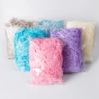 

1KG Volume Paper Gift Box Inner Lafite Filler Colorful Paper Stripes Protect Gifts More Beautiful