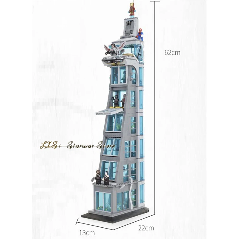 SH678 модернизированные Мстители башня Бесконечность войны фигурки супер герои паук Железный человек marvel 76038 строительные блоки кирпичи