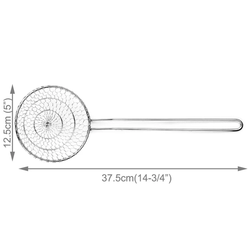 Spider Tools Профессиональный кухонный фильтр ручной работы проволочная посуда из нержавеющей стали кухонная спиральная сетка
