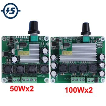 

TPA3116 100Wx2/50Wx2 Bluetooth 5.0 Digital Stereo Audio Power Amplifier Board DIY 100W+100W 50W+50W