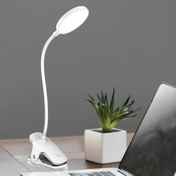 

Clip Wireless Table Lamp Study 3 Modes Touch 1200mAh Rechargeable LED Reading Desk Lamp USB Table Light Flexo Lamps Table WF107