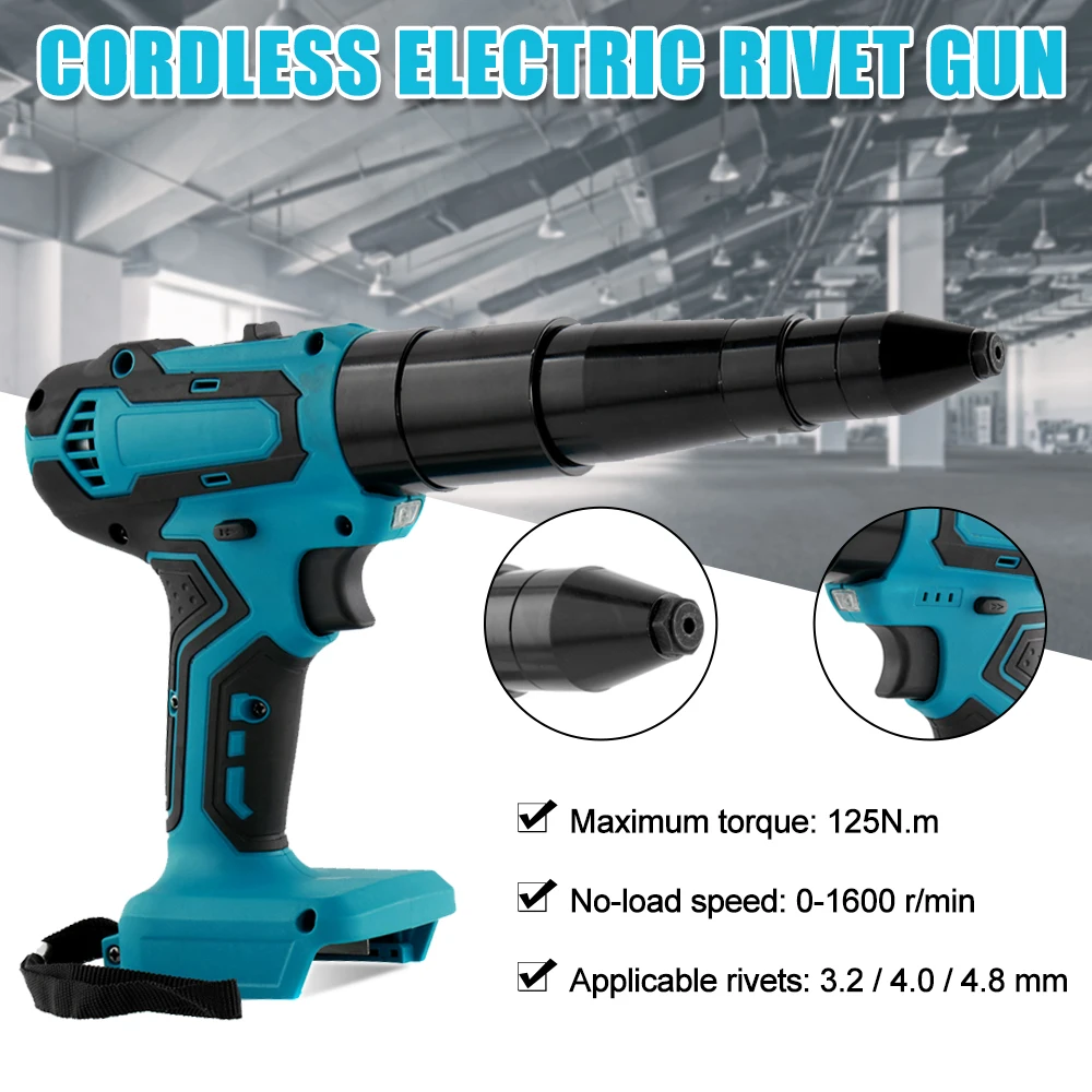 3.2mm 4.8mm Cordless Electric Rivet Gun Portable Electric Blind Riveter Screwdriver Rvet Nut