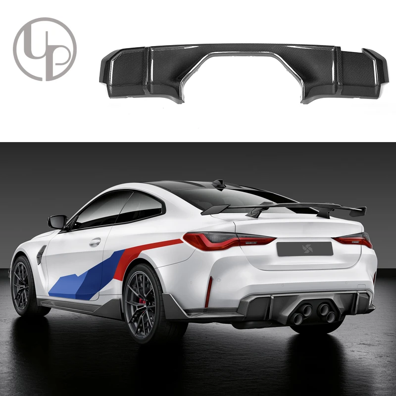 

new 2021year auto car parts car bumper lips G80 M3 G82 M4 carbon fiber rear lips for M3 M4 upgrade to MP design rear diffuser