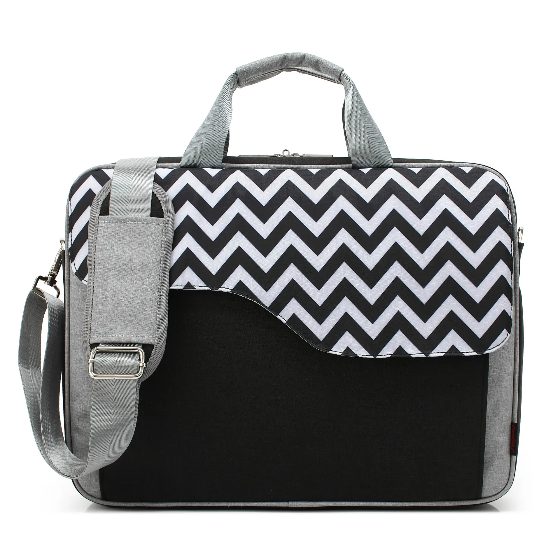 

Shock-resistant Shoulder Bag/ Hand Bag Men And Women Laptop Computer Bag Amazon Celebrity Style Nylon Printed Multi-functional C