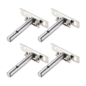 

uxcell Floating Shelf Invisible Support Bracket Round Shank 66mm Wall Support Set 4 Pcs