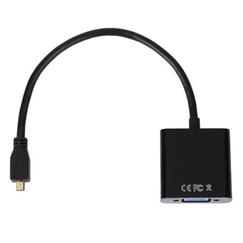 

1080P Micro HDMI to VGA Female Video Cable Converter Adapter for PC Laptop Black Digital Adapter Drop Shipping