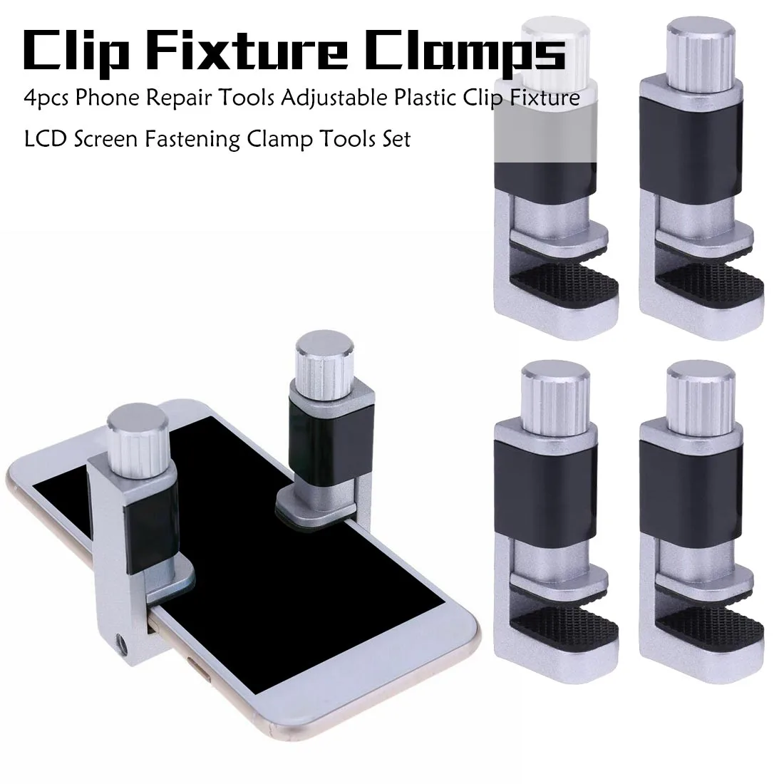 4pcs Repair Tool Set  For Repairing Phone Clip Fixture Screen Clamp Smartphone Repair Tools for LCD Screen Tablet