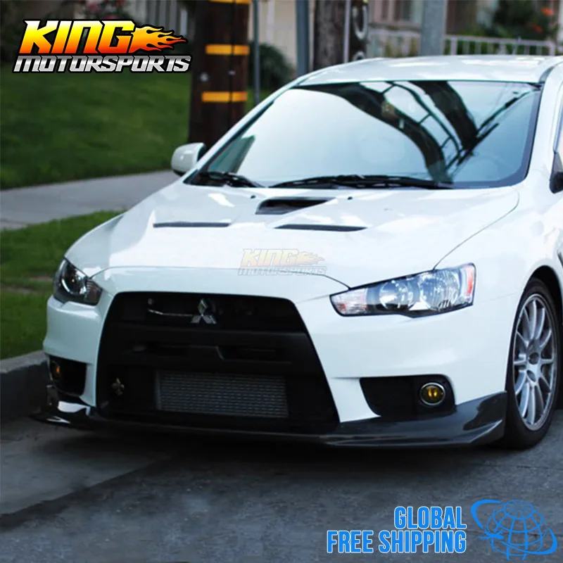Передний бампер для Mitsubishi Lancer Evolution X VR подходит 08 15 глобальная бесплатная