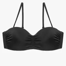 Koton женский черный однотонный Бикини Топ 9YAK89555OM