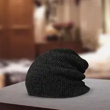 Повседневная вязаная шапка осень зима теплые женские мужские легкие Простые Модные уличные вязаные шапки унисекс