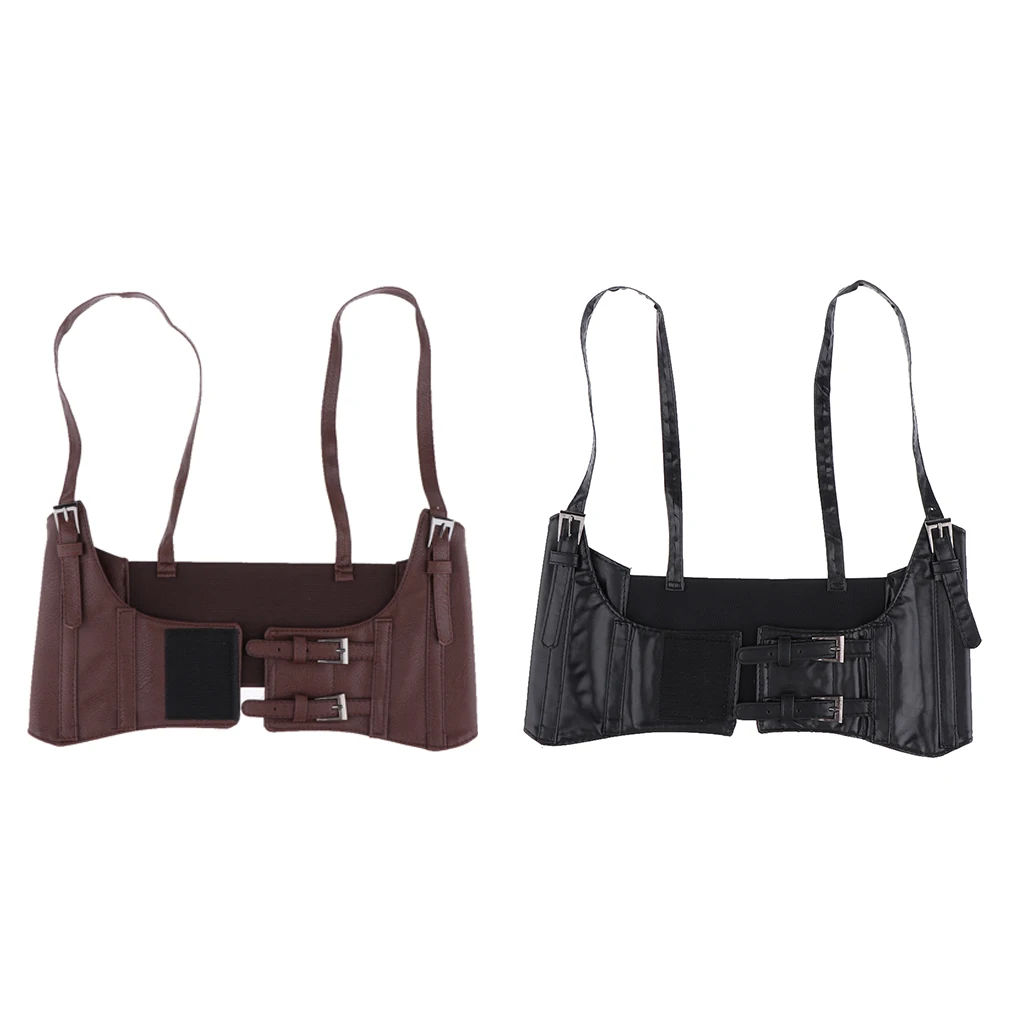 Corset Underbust With Shoulder Strap Support Belt Cincher Waist Reduction