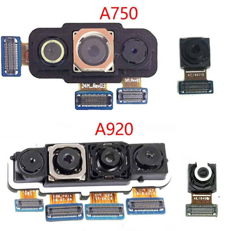 Маленькая фронтальная камера Flex для samsung Galaxy A9 A920 A920F A7 A750 A750F задняя большая Основная камера Модуль гибкий кабель