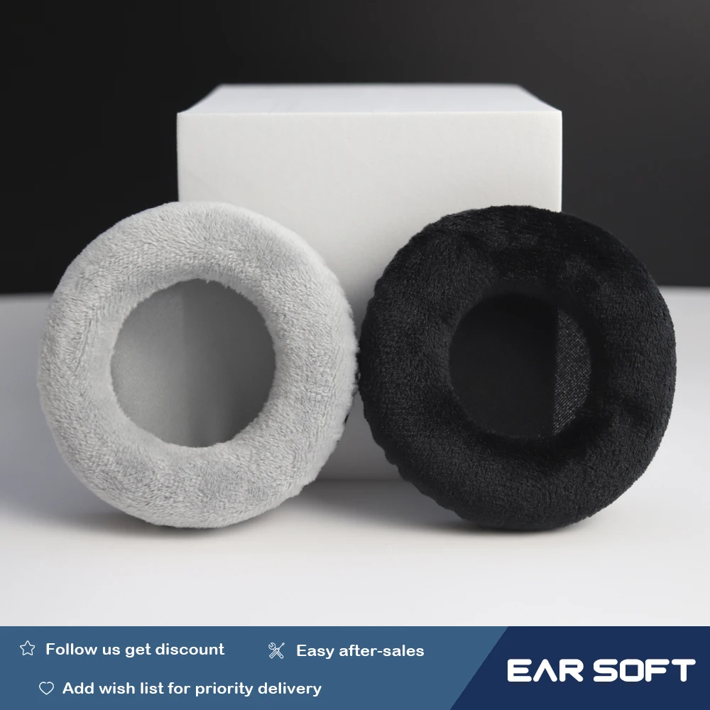 Earsoft Replacement Cushions for Sennheiser HD420 HD433 HD435 Headphones Cushion Velvet Ear Pads Headset Cover Earmuff Sleeve