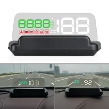 OBD2 Hud Head Up Display Projector Digital Car Speedometer On-Board Computer Fuel Mileage Voltage OBD HUD Mirror Security Alarm new mini obd hud small body big fonts digital car speed projector head up display gauge over speeding alarm fuel mileage temp