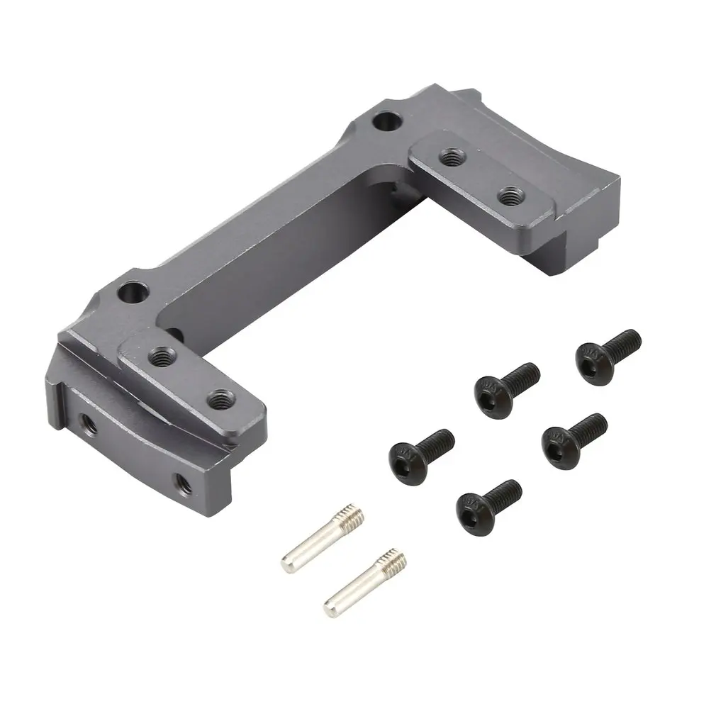 

Metal Front Beam Bracket Bumper Mount Stange Servo Relocation for 1/10 RC Crawler Car SCX10 II AX90046