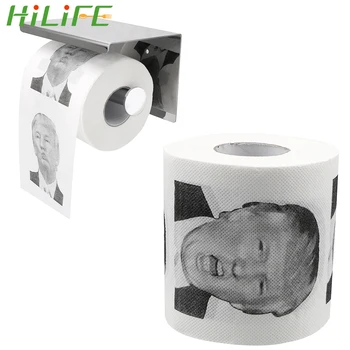 

HILIFE Paper Tissue Gift Disposable 1 Roll 2 layers Bathroom Toilet Paper Roll Humour Toilet Paper Joke Fun Kitchen Prank Paper