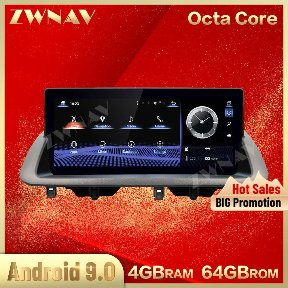 Автомобильный мультимедийный плеер 4 + 64 ГБ 10 25 дюйма Android 9 0 для lexus CT200 2011-2017