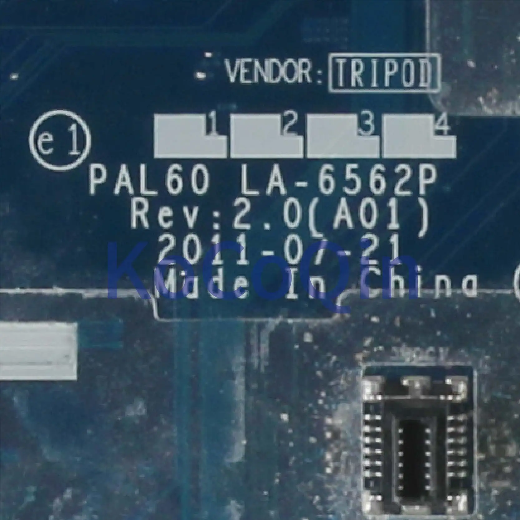 Kocoqin Placa-mãe para Laptop Dell Latitude E6520 Qm67 Placa Principal 058g1v Pal60 - Imagem 3