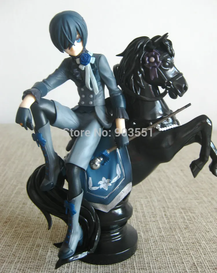 Anime Black Butler Book of Circus Ciel Phantomhive 1/8 PVC Action Figure Doll  Model Toy18CM Kids toy Figurine Free Shippiing