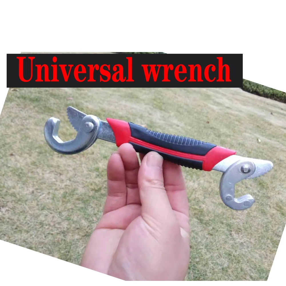 9 22mm two Heads Multi Function Universal Wrench Adjustable Grip Wrench