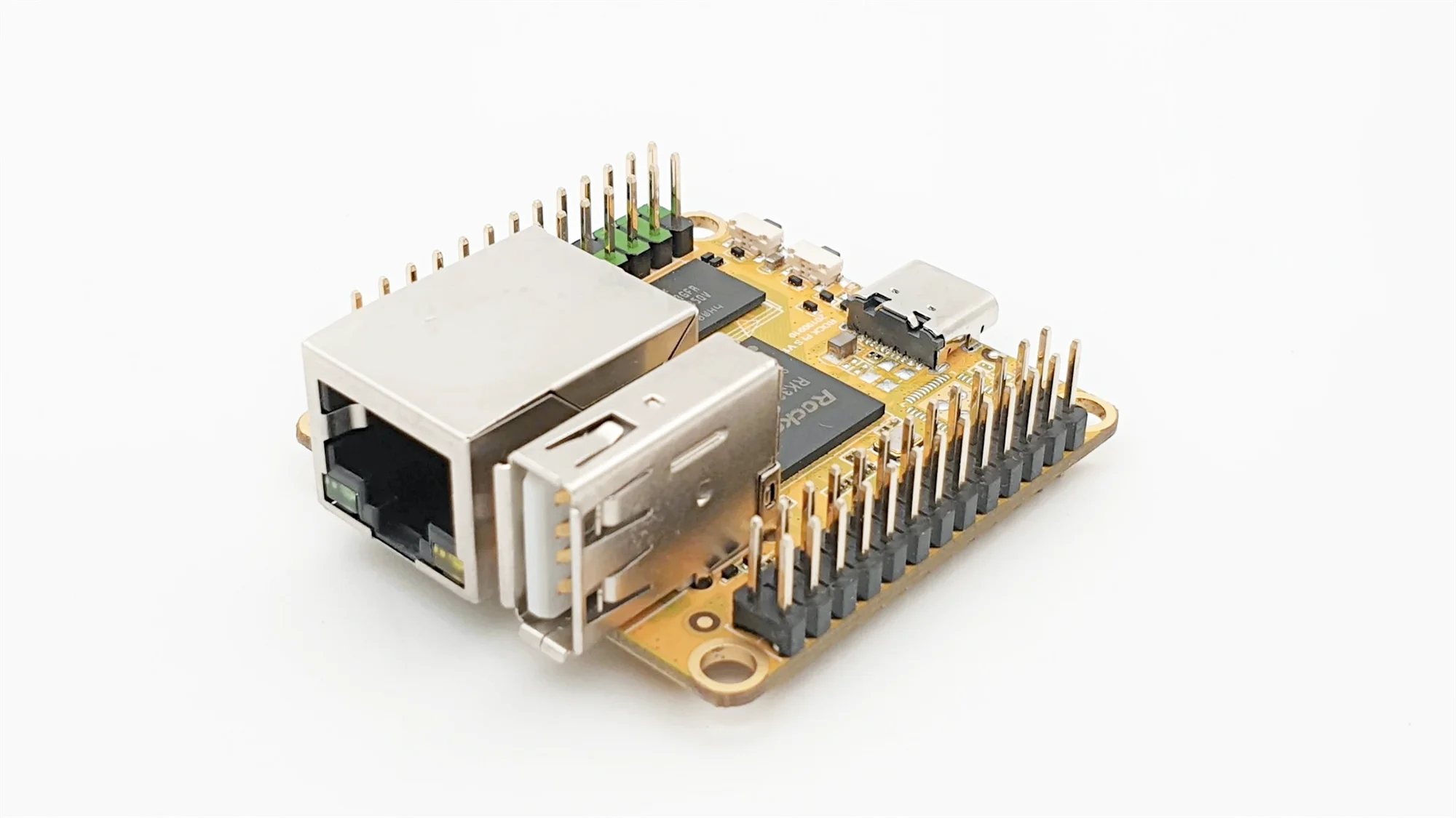 Placa de Desenvolvimento Rock pi S-rockchip Rk3308 Quad-core A35 Versão V1.3 Adequado para Alto-falantes Inteligentes - Image 3