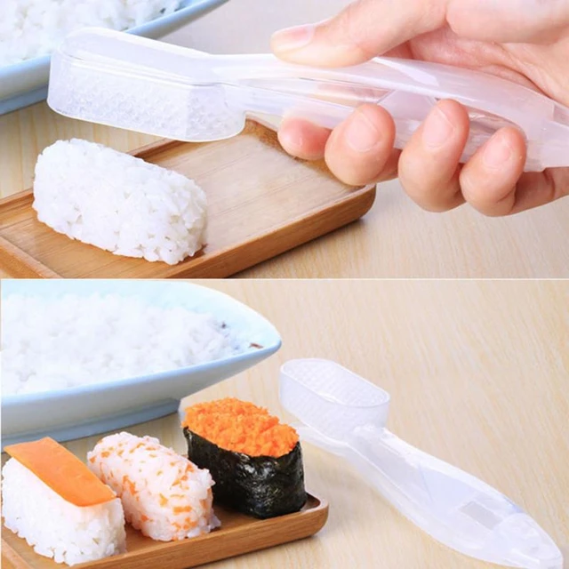 Complete Sushi Maker Set - Includes Triangle Rice Mold, Bazooka