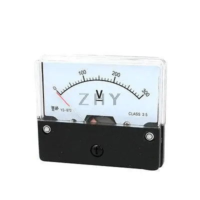 

DC 0 to 300V Measuring Range Class 2.5 Accuracy Panel Gauge Voltmeter