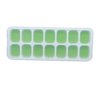 

Silicone With Lid Ice Tray Refrigeration Food Grade Ice Grid Mold Infant Supplementary Popsicle Make Kitchen DIY Tools