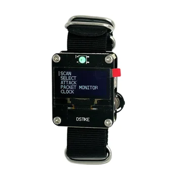 

Wristband Development Board WiFi Deauther ESP8266 Test Tool OLED Display Attack Program Smart Watch