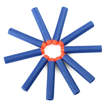 

10pcs 7.2cm Bullets Toy Bullets Hollow Hole Head Refill Darts Toy Gun Bullets For Blasters Xmas Kid Children Gift