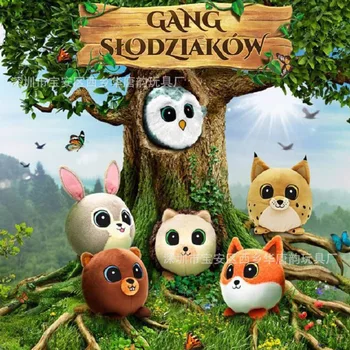 

Funny sweetie gang slodziakow Froests Friends Bear Fox sarenka hania Panda hedgehog Stuffed Animals Plush Toy