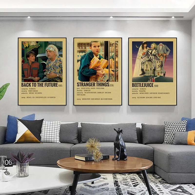 Retro classic movie TV show Harlem Kinzel/Lucifer retro canvas print poster modern art poster room/bar decoration