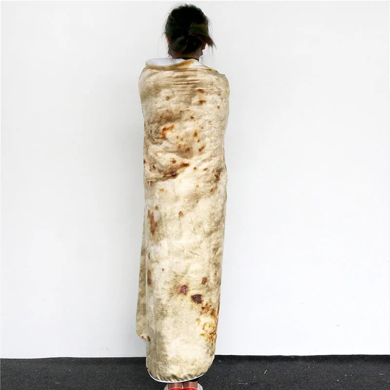 Постельное белье экспорт Tortillas Pita одеяла покрывало Burritos диван решетчатая
