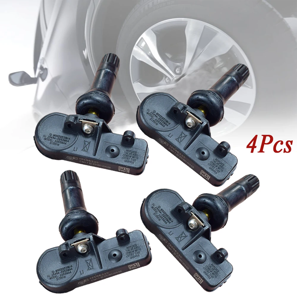 4 шт. датчик давления в шинах 13586335 22854866 315 МГц датчик TPMS для Chevrolet Optra Tahoe Traverse Saturn Aura outlook, vue