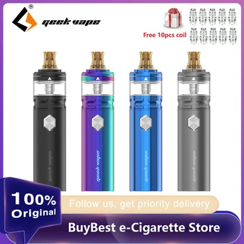 

Free Gift 10pcs NS Coil ! Original Geekvape Flint Kit with Built-in 1000mAh Battery & 2ml Flint Subohm Tank E-cig Vape Kit