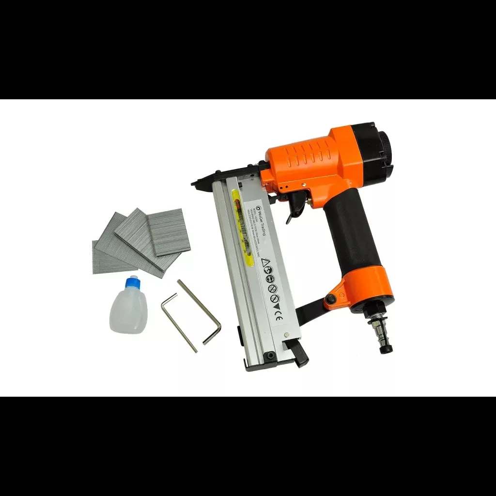 VidaXL 2-In-1 Pneumatic Air Powered Nailer Stapler For Furniture Finish Light Wood Assembly Tools Combined Air Pressure Stapler VidaXL 2-In-1 Pneumatic Air Powered Nailer Stapler For Furniture Finish Light Wood Assembly Tools Combined Air Pressure Stapler