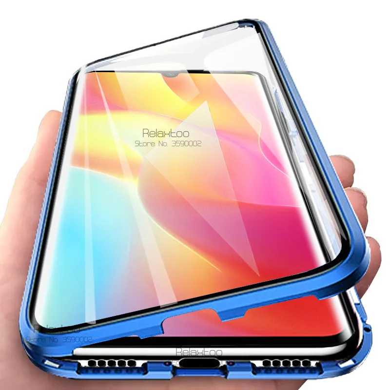 Чехол для xiaomi mi note 10 lite магнитные чехлы-книжки на 360 ° xiomi note10 light not pro защитный