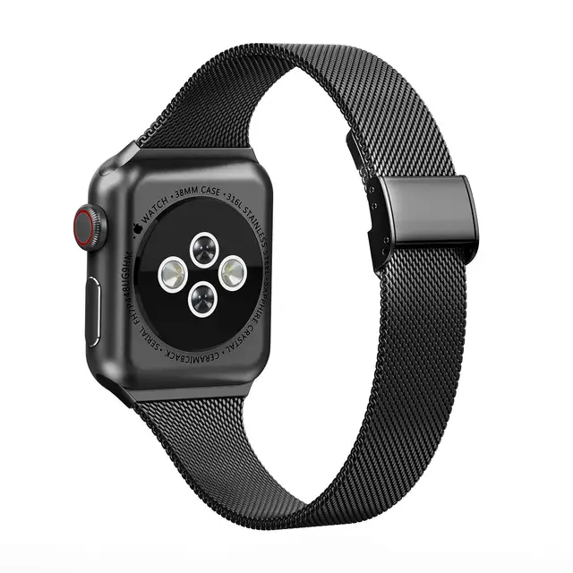 Bracelet milanais en acier argent - Apple Watch 38mm / 40mm / 41mm -  Acheter sur PhoneLook