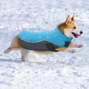 

Pet Clothes Dog Jacket Puppy Vest Practical Durable Bule/Red S-5XL Cloth Reflective Costume Winter Waterproof Keep Warming