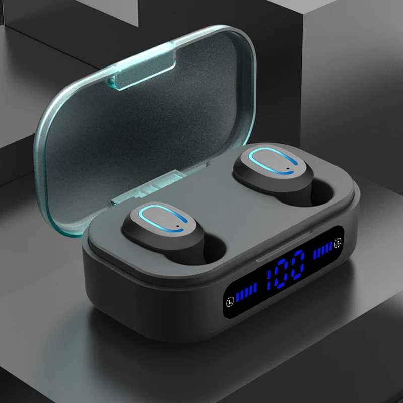 T20 TWS Button Wireless Headphones Bluetooth In The Ear Stereo Sport Headsets Bluetooth 5 0 Noise Reduction Earphone
