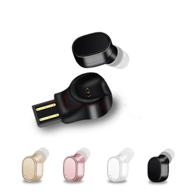 Bluetooth гарнитура, мини беспроводные наушники, Портативная USB Магнитная зарядная гарнитура, спортивные наушники-вкладыши