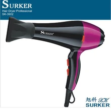 Surker, Электрический dryerSK-3902 для волос, Парикмахерская, нескладная ручка, 2000 Вт, мощность, холодный, горячий воздух, отрицательный ион, постоянная температура