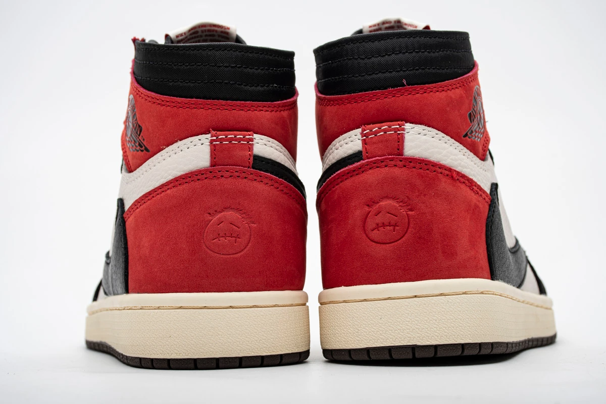 NIKE Air Jordan 1 High OG TS SP Черный Красный мужские баскетбольные кроссовки удобные дышащие кроссовки Новое поступление# CD4487