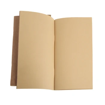 

Kraft Paper Notebook Account Book Dot Journal Diary Memo Blank Page Stationery